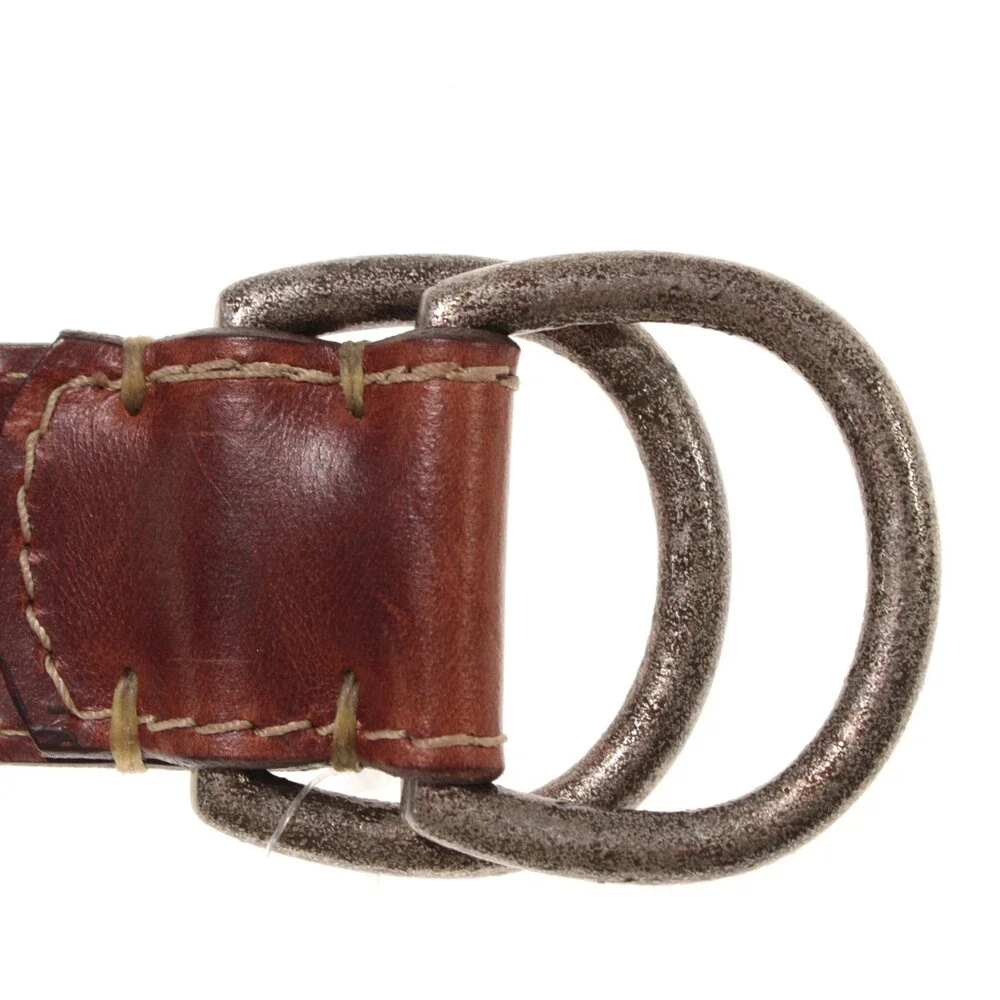 Torino Leather Company NWT Classic Belt Size 36 US in Solid Brown Leather